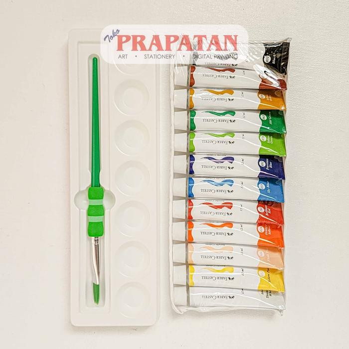 

Faber Castell Acrylic Colours set 12 Warna / Cat Akrilik set - Warna