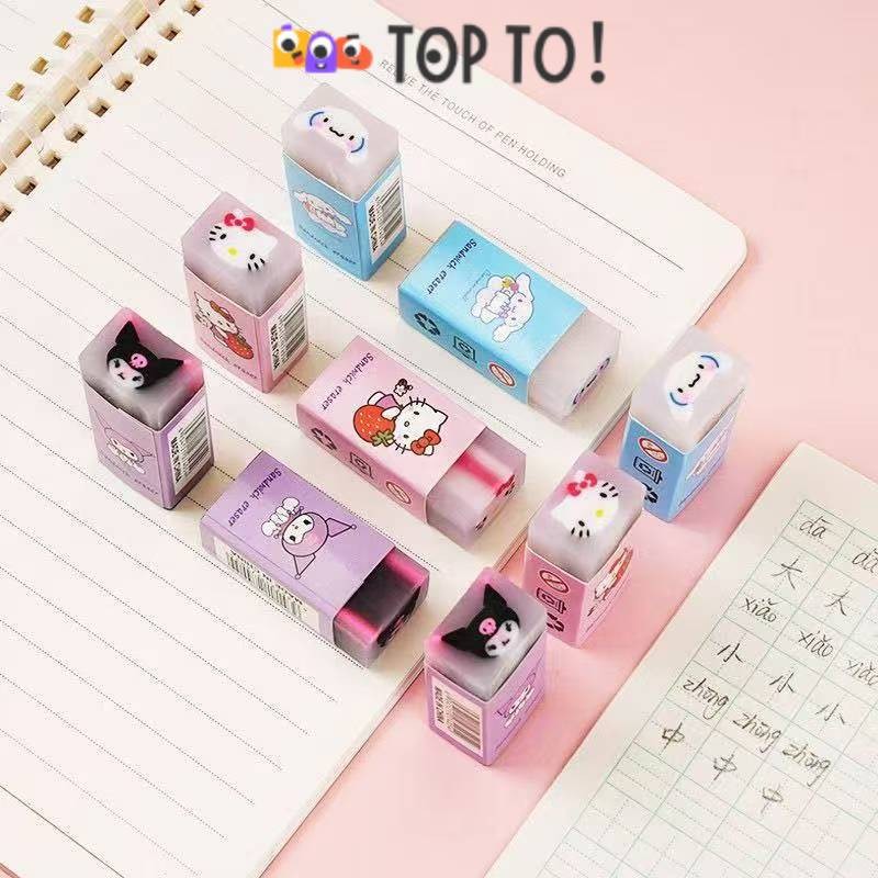 

(1pcs) Penghapus Pensil Wangi / Eraser Hapusan Pensil Motif Karakter Sanrio Kuromi Lucu Penghapus Eco PVC / Eraser Unik Lucu