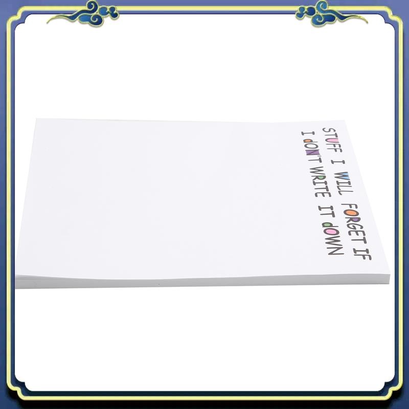 

Portable Funny Sticky Note, To Do List Notepad Funny Stationery, Office Supplies, Notebook Labels, Desk Sticky Note 50 Pages Dur