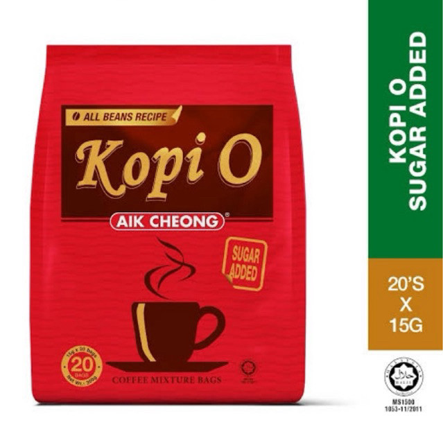 

Aik Cheong malaysia kopi O isi 20bks