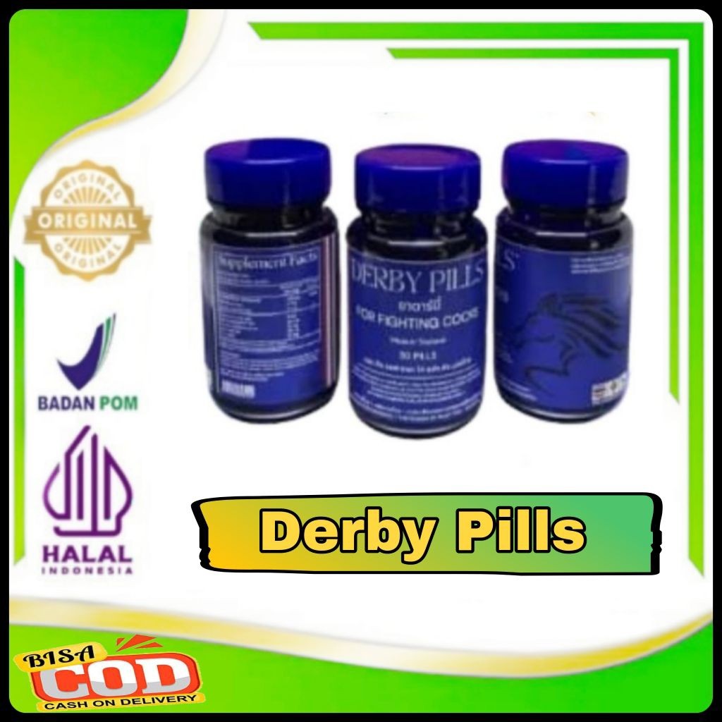 DERBY PILLS THAILAND ASLI ORIGINAL 100% DOPING AYAM ADUAN