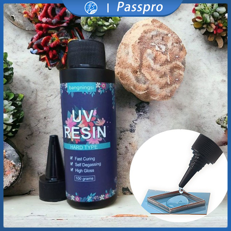 

100g Resin Uv Bening / Resin Uv Hard / Lem Uv Resin Hard