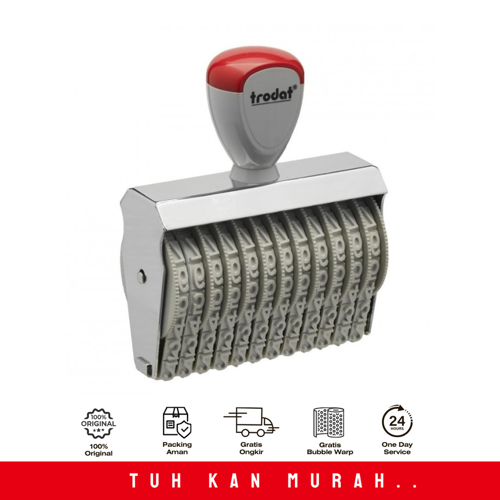 TRODAT STEMPEL 12 DIGIT 15912 9MM