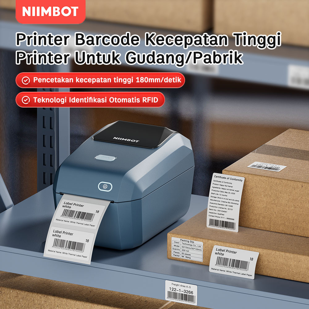 

NIIMBOT K3 Printer Label Waybill, Bluetooth, Mesin Pelabelan untuk Pabrik, Makanan, Perhiasan, Kabel