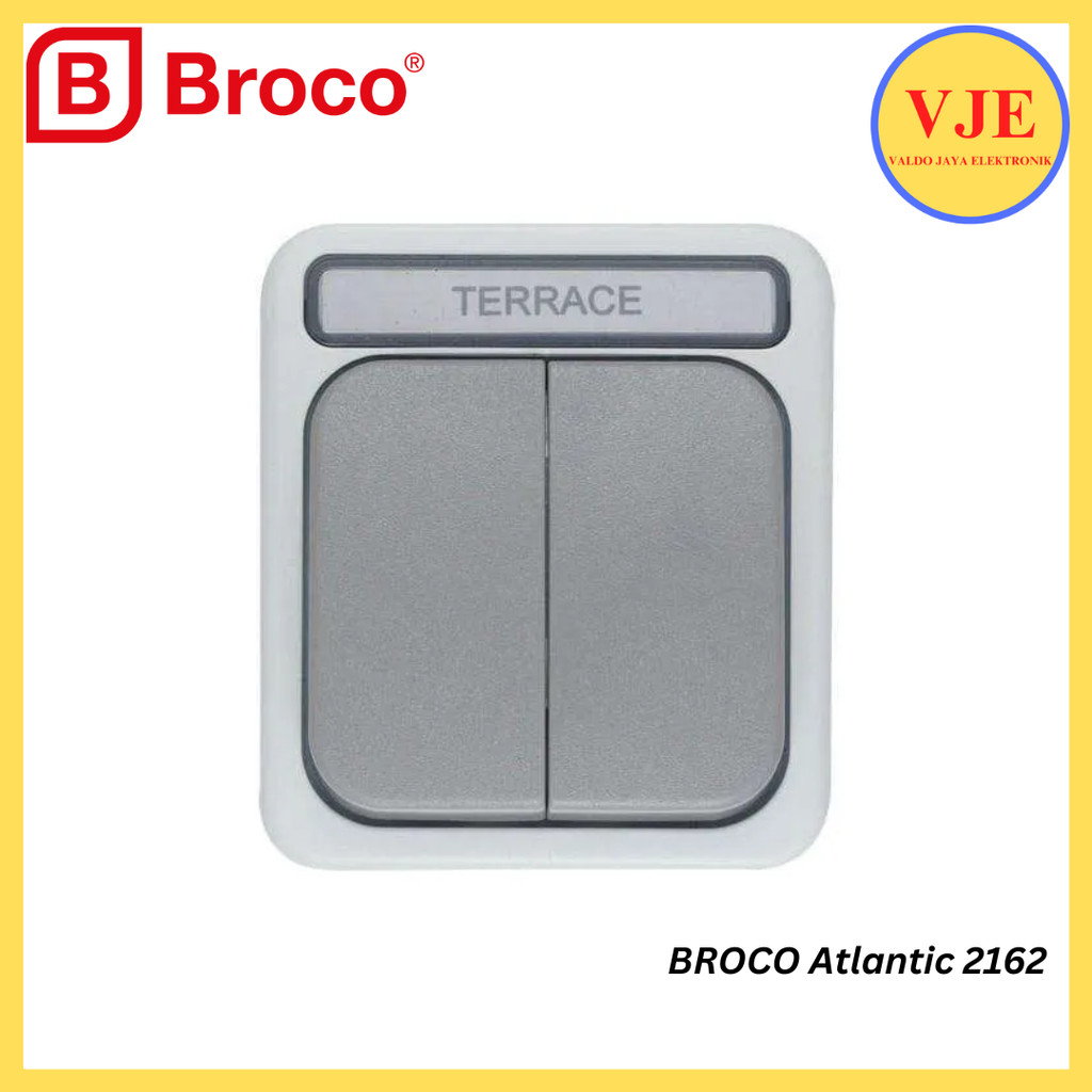 BROCO Saklar Seri Atlantic Saklar Outdoor Waterproof (2162)