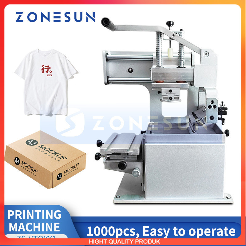 

BEST QUALITY Zonesun Manual Pad Printer Pad Printing Supplies Pneumatic Pad Printing Machine Vertical Pad Printer ZS-SYY1