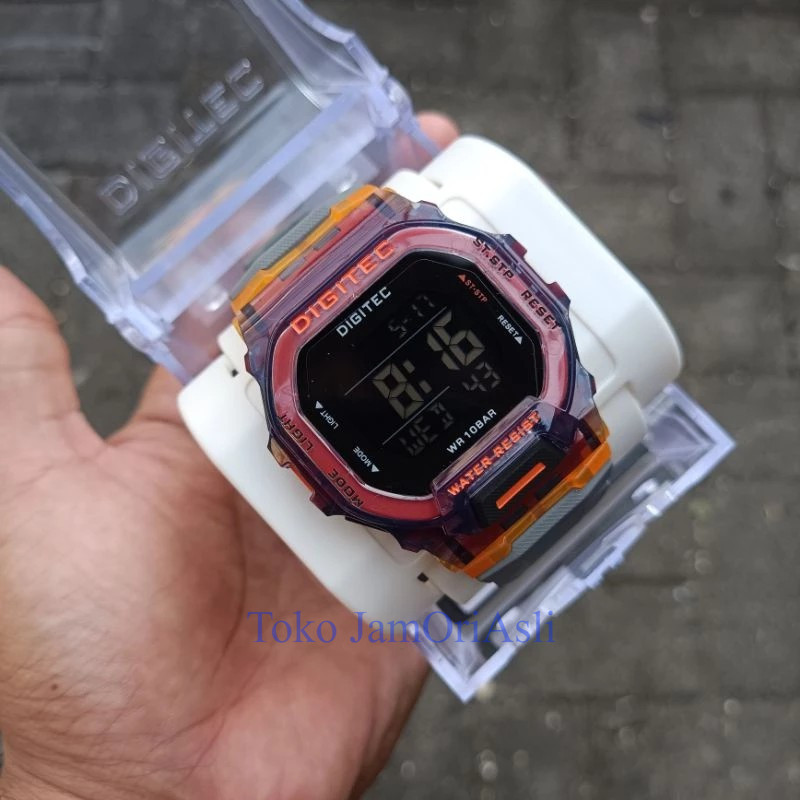 Promo Original Digitec 5169 DG-5169 / DG 5169 / DG5169 Dg-5169t 5269t Tahan Air Jam Tangan Pria Digi