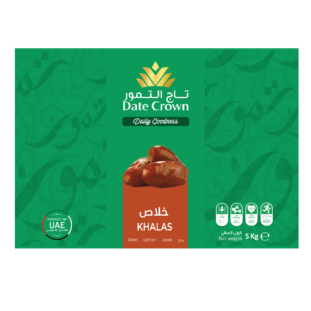

Kurma Date Crown Khalas 5 kg