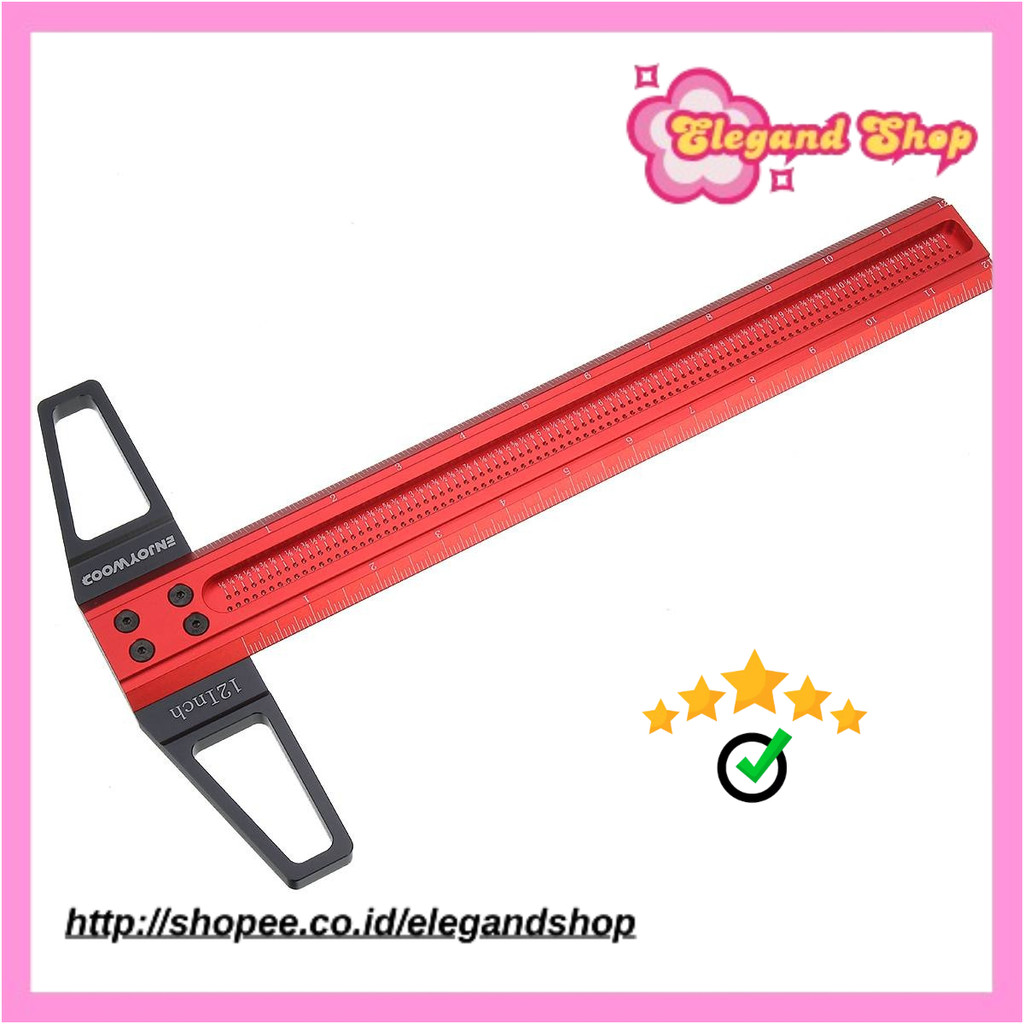 

300-1000mm Woodworking T-type Scribe Square Ruler Hole Scribing ruler Drawing Marking Gauge Crossed-out Measuring Carpenter Tool