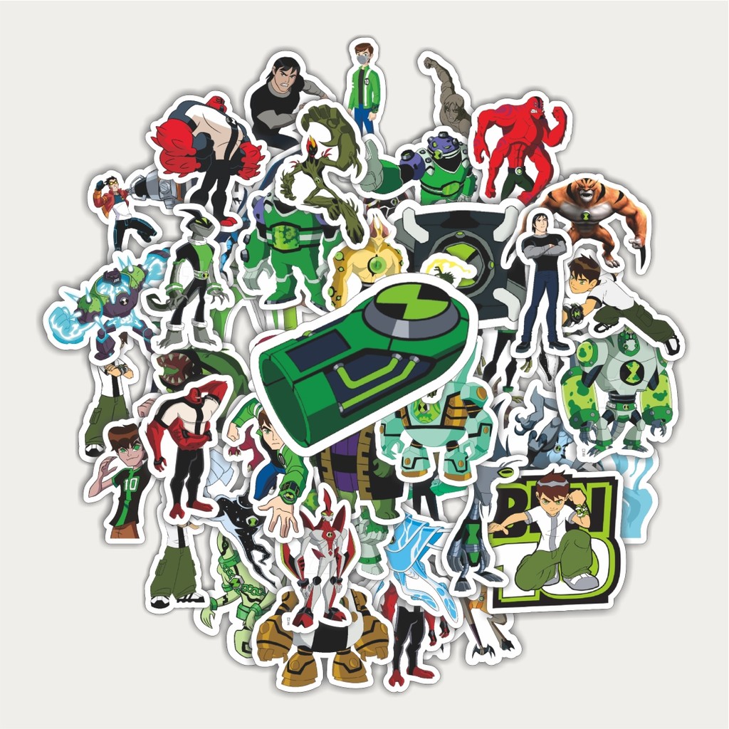 

Sticker Pack Stiker Kartun Series Ben Ten Karakter Mix 6 | Sticker TUMBLR | Stiker LAPTOP KOPER HELM