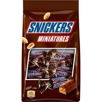 

Cokelat SNICKERS Miniatures isi 22pcs 220gram asal Eropa