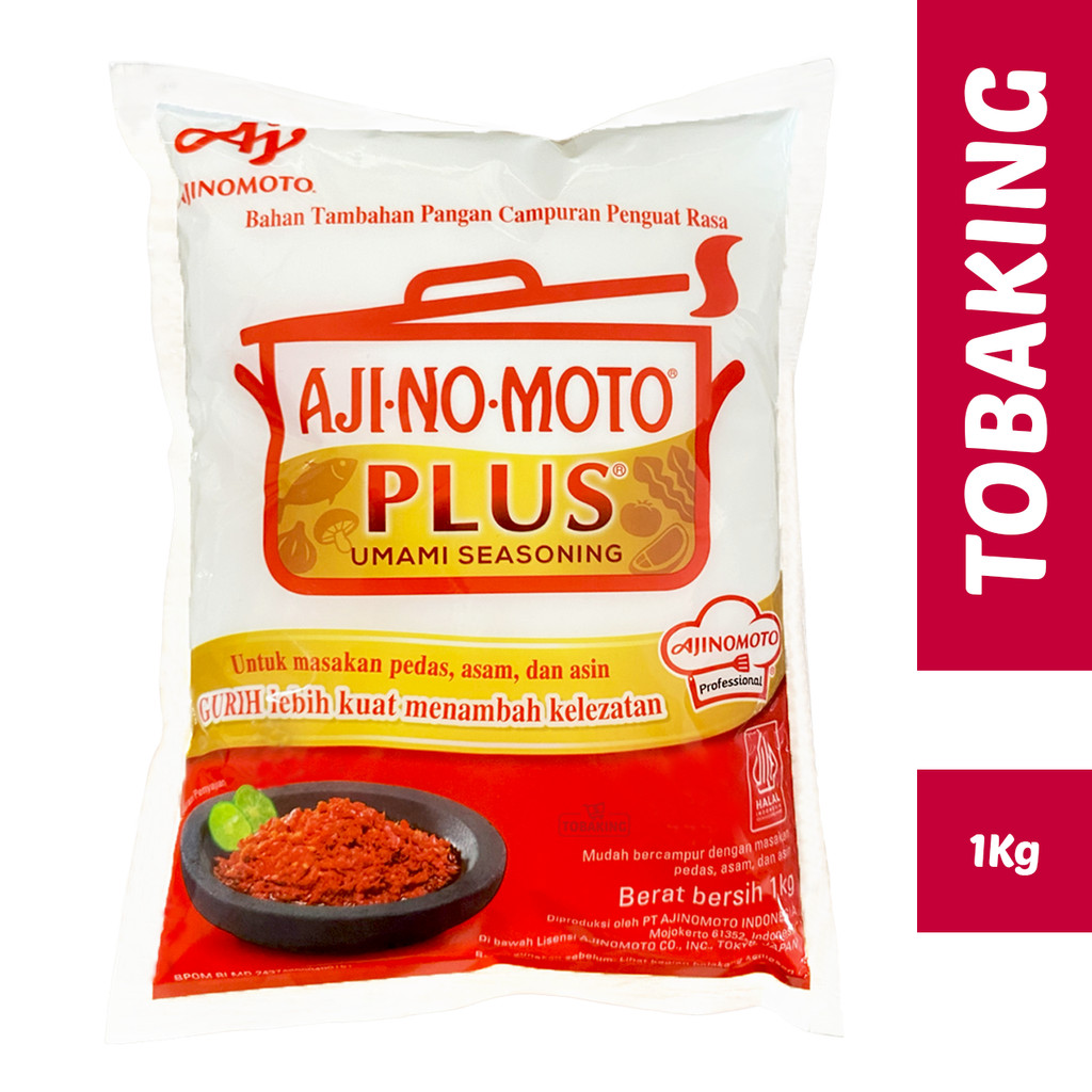 

Ajinomoto Plus 1 kg Micin Penguat Rasa Penyedap masakan umami seasoning