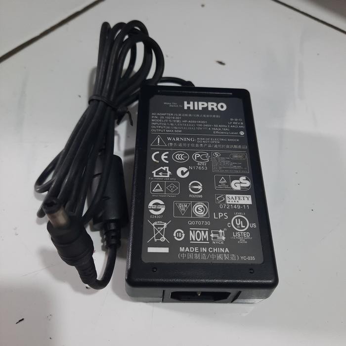 Adaptor HIPRO 12V  4.16A jack 5.5mm