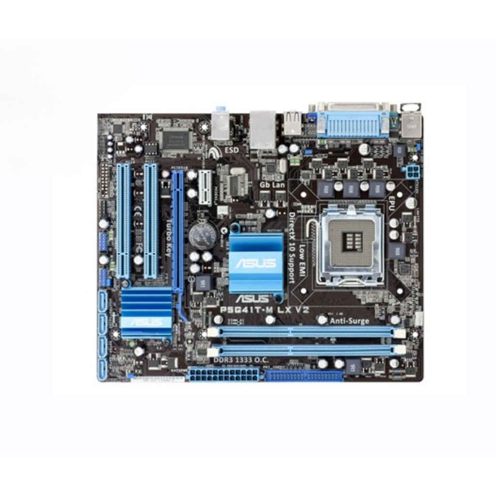 ASUS P5G41T-M LX V2 Motherboard LGA 775 DDR3 8GB G41  Used   Used