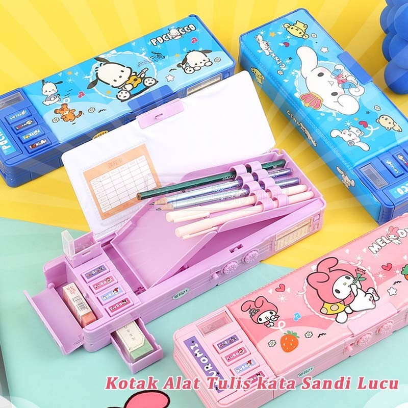 

Password Kuromi Sandi Kotak Pensil Tempat Pensil Boneka Lucu Berkapasitas Besar Tempat Pensil Lapis Ganda Multifungsi Rautan Pensil Tempat Pensil Berkapasitas Besar