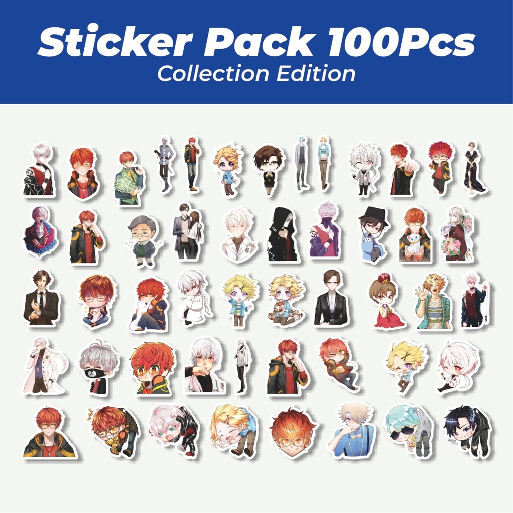 

Hot Stiker Game Series Mystic Messenger Character Mix 1 Lucu Anti Air Stikers Berperekat Waterproof Sticker Decal Buat Motor Helm Buku Journal Koper Casing HP Laptop Botol Minum