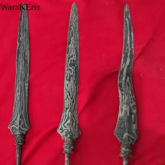 bilah tombak asli tempa murah bagus WR7