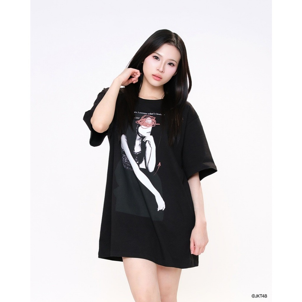 Kaos jkt48 birthday 2025 Jesslyn Elly Tshirt jkt48 birthday 2025 - Hitam