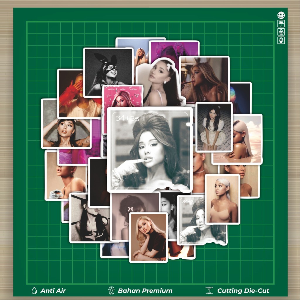 

HOT 50 PCS STIKER Stiker Ariana Grande Stiker Fashion Cars Decal Dingin Kartu Album Custom Vinyl Anti Air- Sticker Aesthetic Buku Journal Koper Casing HP Tablet Laptop Helm Motor Botol Minum