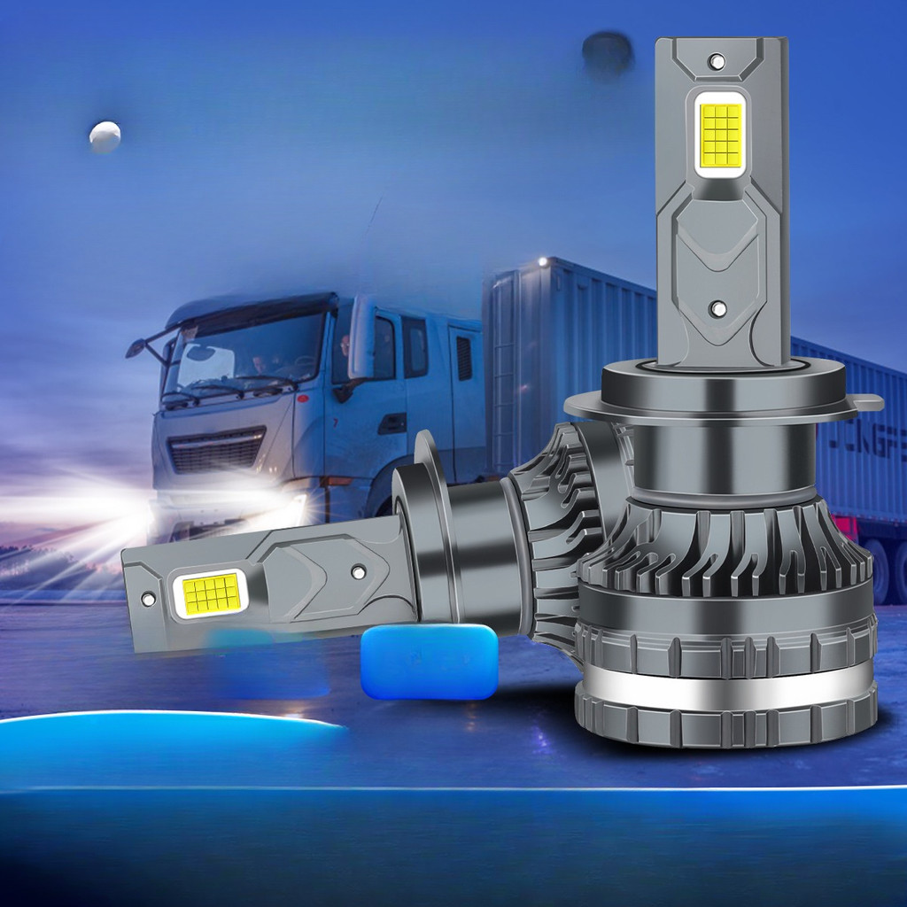 2PCS 24V Truck LED H7 Headlight h7 led bulb h1 led h3 led headlamp 24v H4 LED light Fog lights lorry