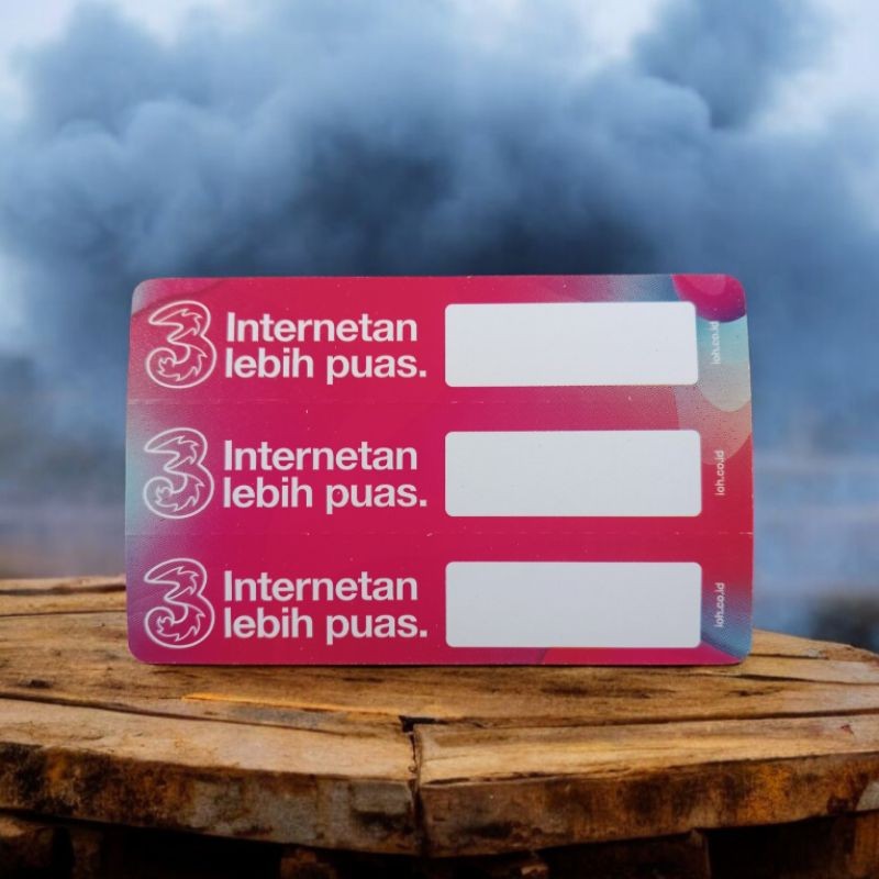 Voucher Tri Kosong Zero Bahan Inject Nasional