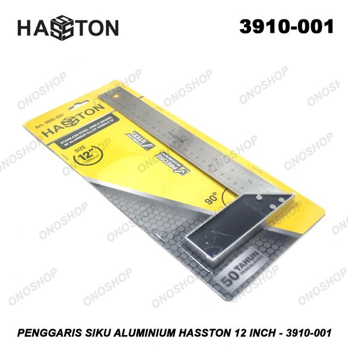 

Penggaris Siku Aluminium Hasston 12 Inch - 3910-001
