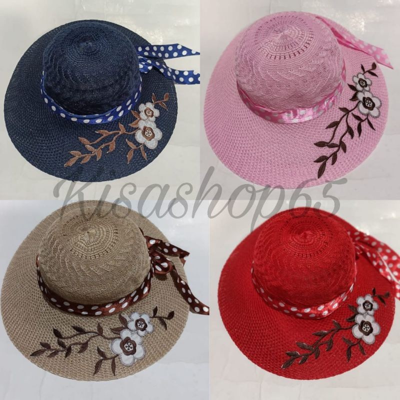 Topi Pantai Wanita Dewasa Model Korea