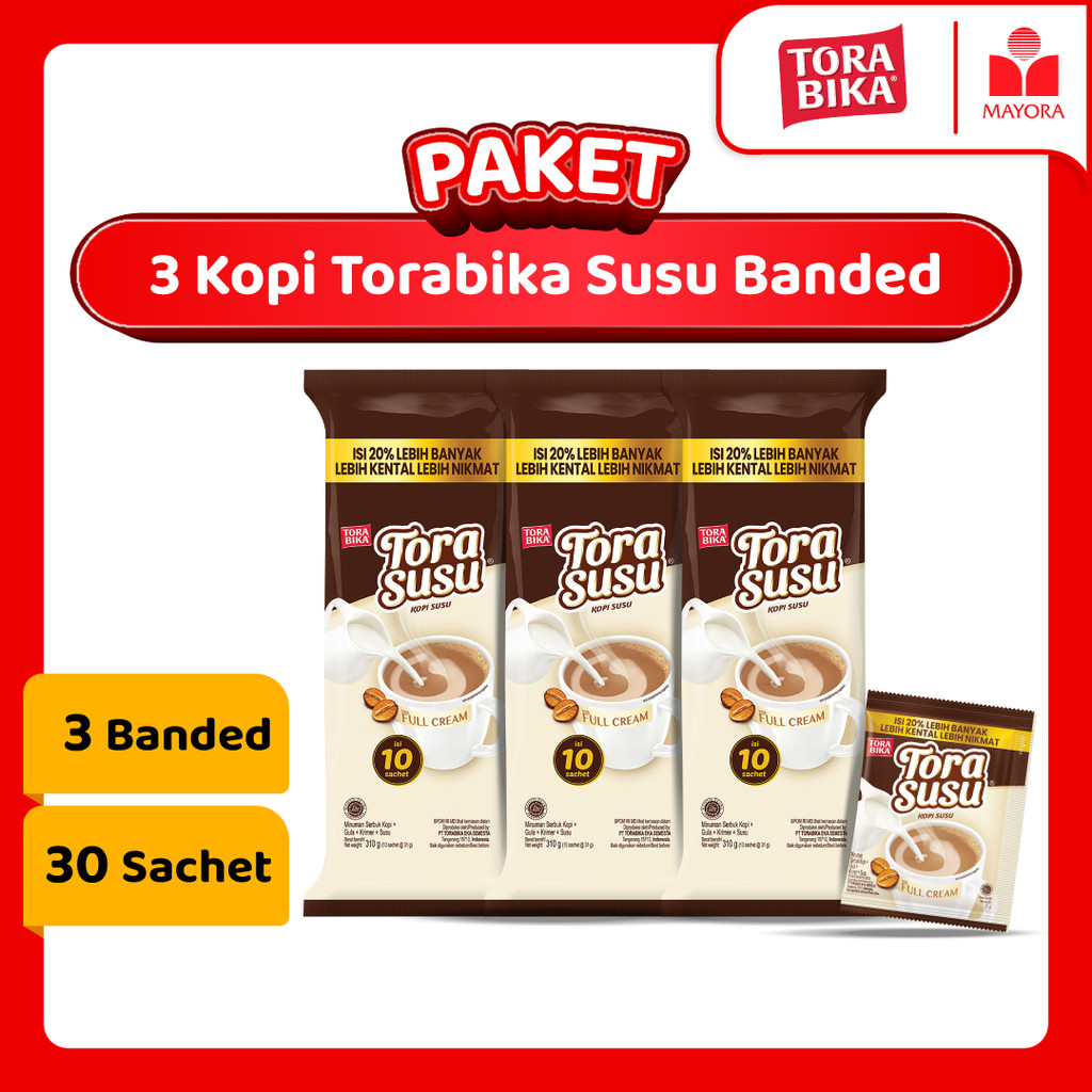 

Paket 3 Kopi Torabika Susu Banded