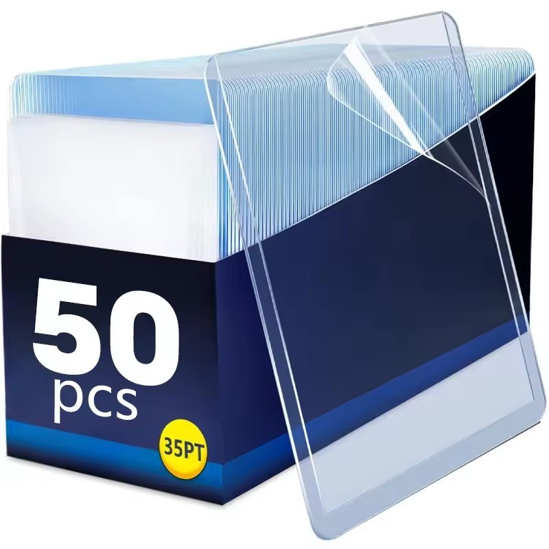 

10/20/50/100Pcs Transparent Game Card Sleeve with Protective Film Korean Kpop ClearCard Holder Idol Photo Card Cover photo album