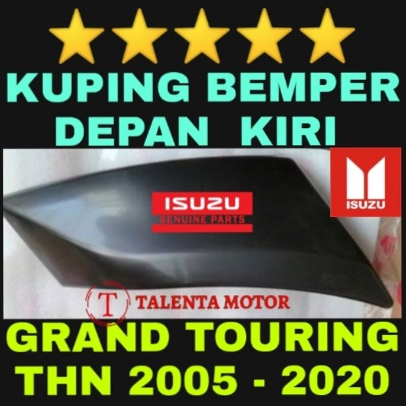 ORIGINAL KUPING BEMPER DEPAN KIRI PANTHER GRAND TOURING TAHUN 2005 - 2020 EXTENSION BUMPER FRONT LH