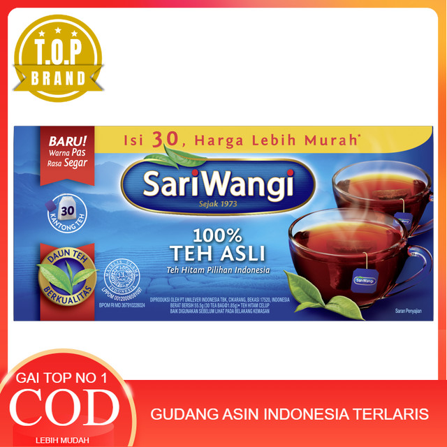 

SARIWANGI TEH ASLI CELUP ISI 30