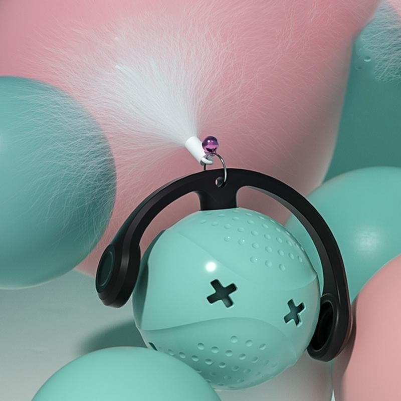 Interactive Dog Ball Automatic Shape Moving Puppy Ball Headphone Bouncing Rotating Ball Puppy Water-