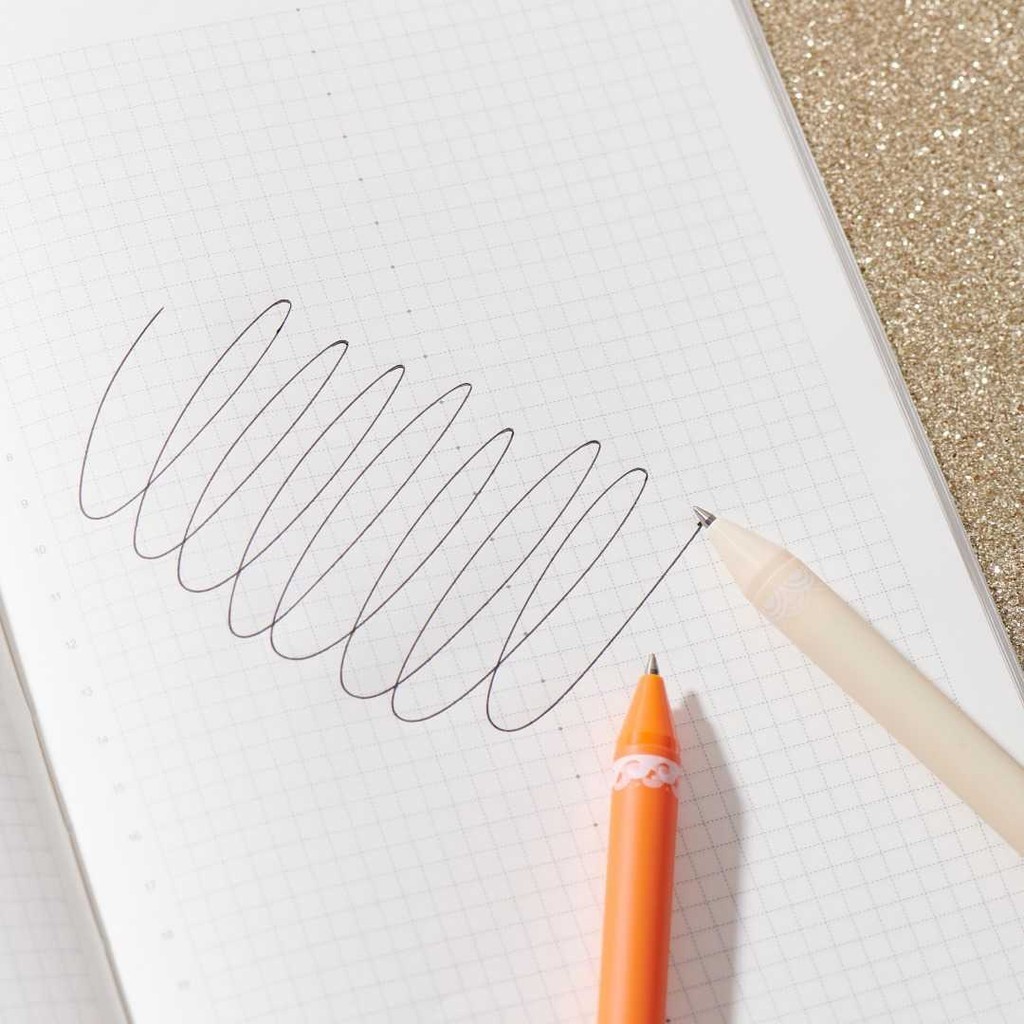 

SKSSSTR Kaco Pena Pulpen Gel Small Window Pattern Quick Dry Black Ink 1 PCS - K1053