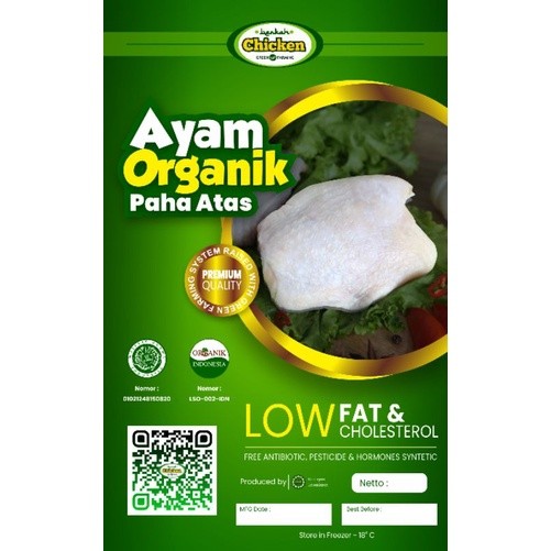 

Paha Atas Ayam Herbal Organik - Berkah Chicken - Frozen Food