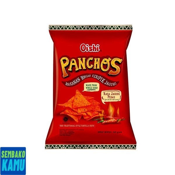 

Oishi Panchos Jagung Pedas 145 gr