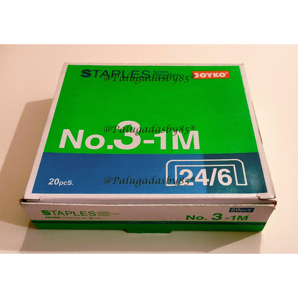 

(1 Pak Isi 20 Kotak) GROSIR Staples JOYKO No.3-1M / Isi Stapler Joyko No.3 (1 Pak/20 Kotak)