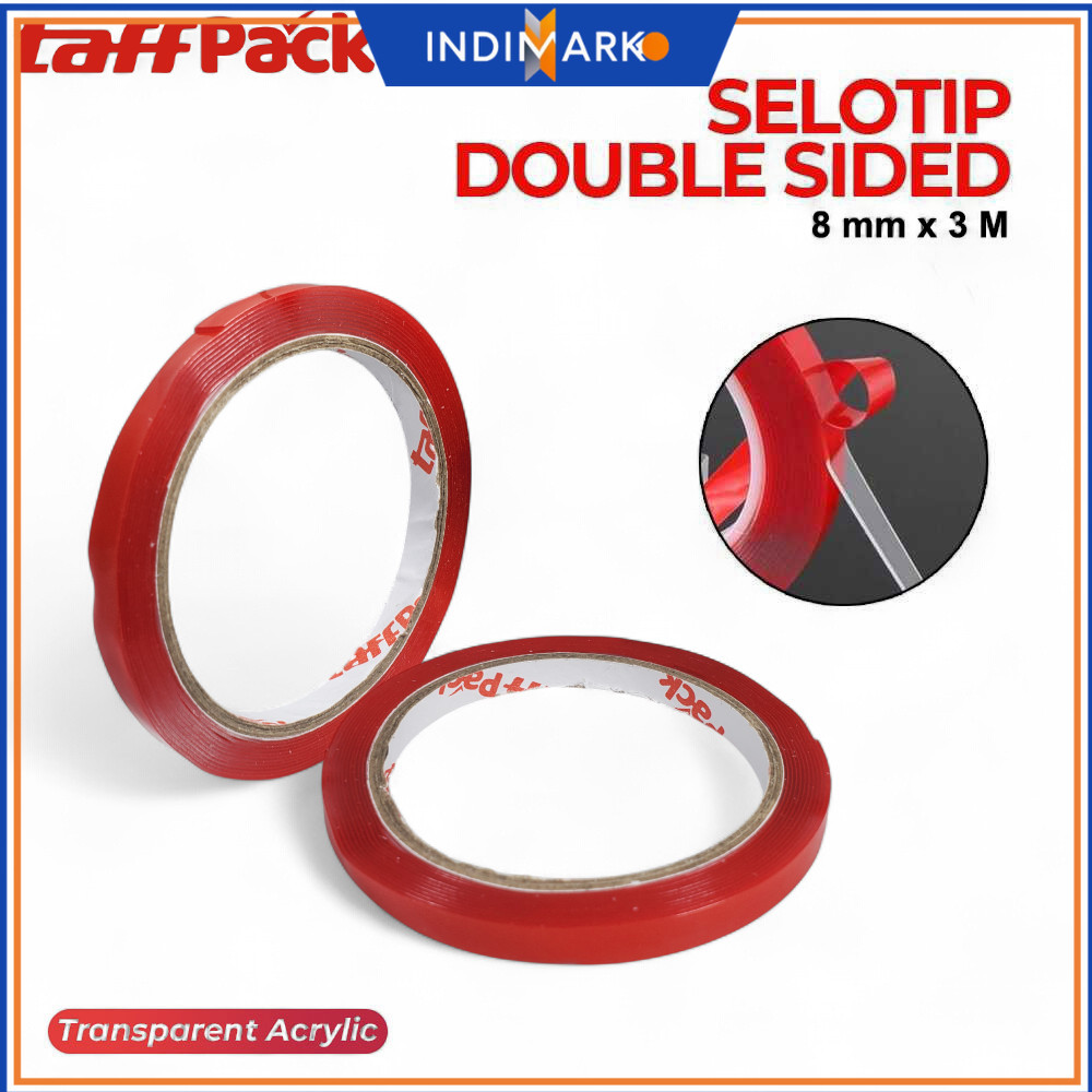 

TaffPACK Selotip Double Tape Transparent Acrylic 3M - HL878