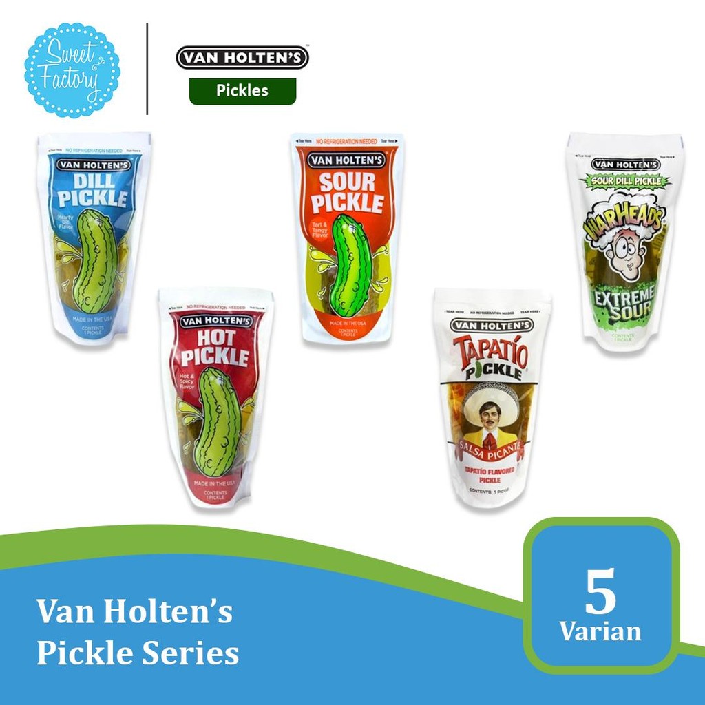 

Van Holten’s Pickle Series – Acar Praktis Siap Santap 5 Varian Unik Makanan Impor USA