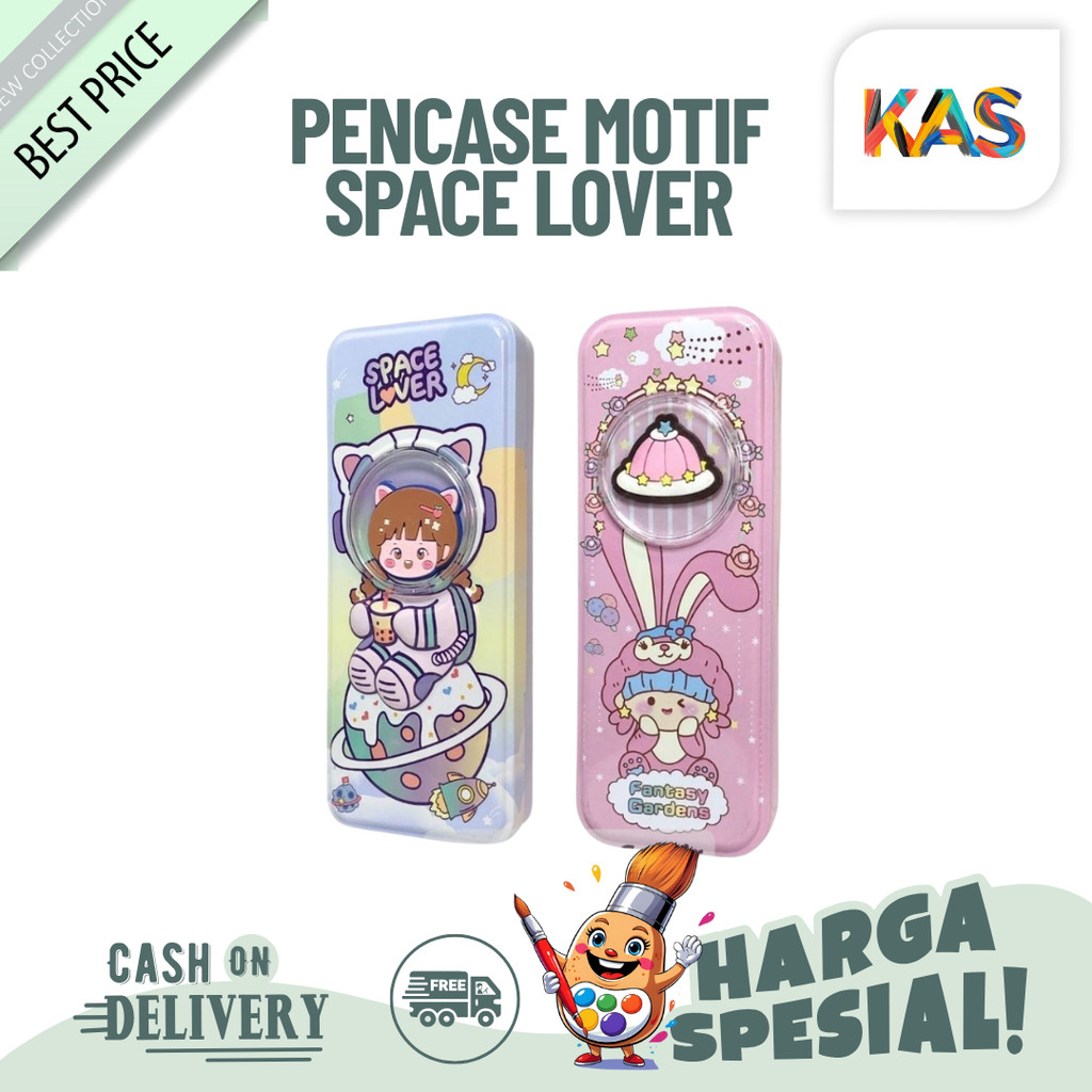 

Tempat Pensil Pencase Motif Space Lover / Fantasy Gardens / Pencase Tinplate Lucu Anak Pelajar - SATUAN
