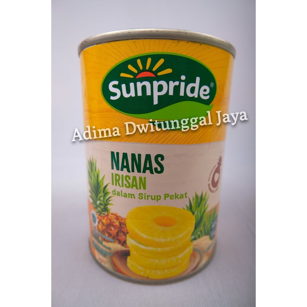 

New Sunpride Pineapple Slice In Heavy Syrup / Nanas Irisan dalam Sirup Pekat 567 grPremium