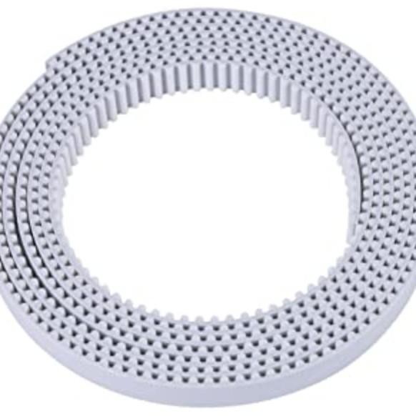 Belt 6mm timing white PU gt2 2gt polyurethane steel core open / meter - Warna