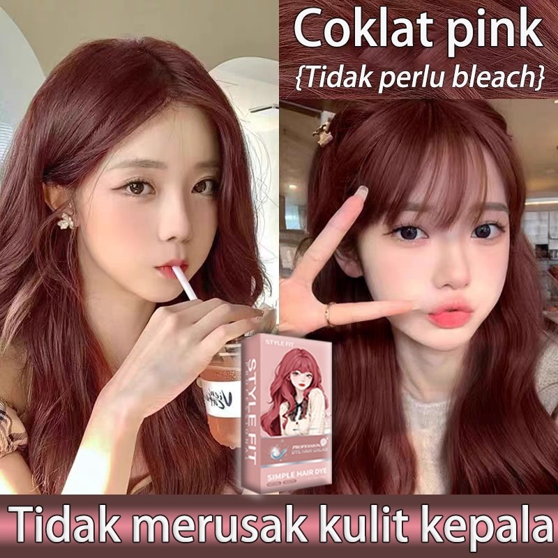 【Aman dipakai dan diorder】STYLE FIT cat rambut* 200ml Cat sendiri, tahan lama, tidak membuat rambut 