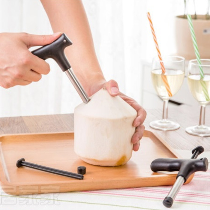 Alat Pelubang Pembuka Buah Kelapa Muda Coconut Opener - Home Stuff Bandung