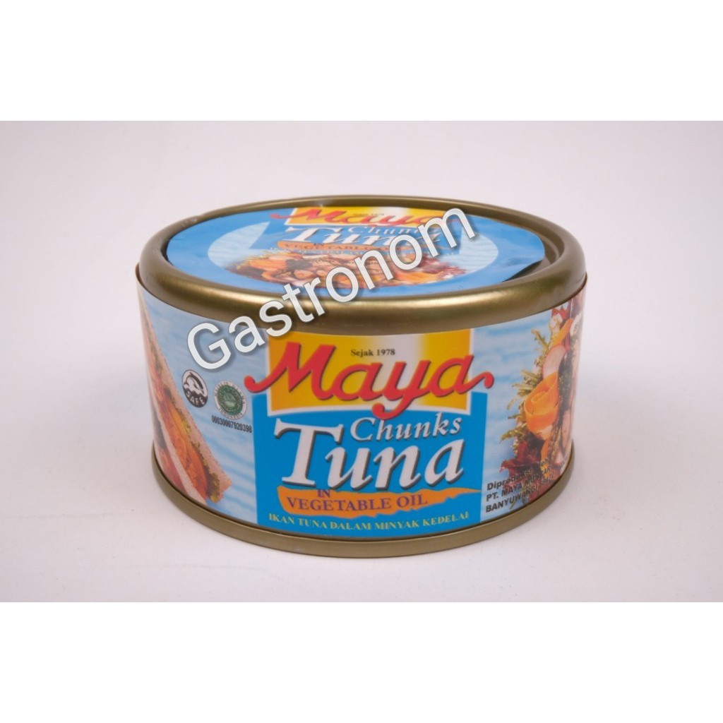 

New Maya Chunks Tuna Vegetable Oil / Ikan Tuna Dalam Minyak Kedelai 185 grPremium