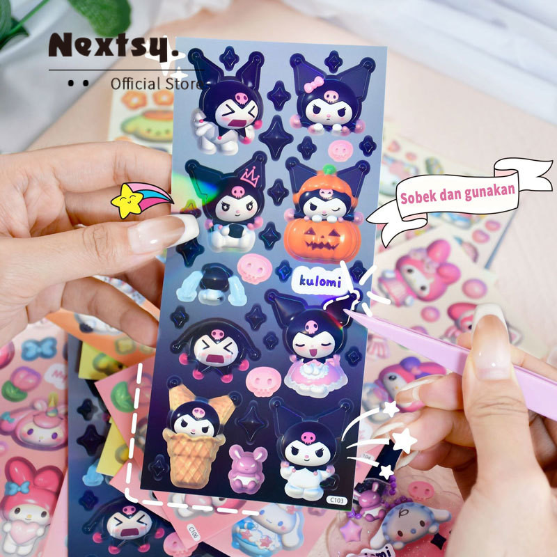 

Nextsy Stiker Kartun Lucu Stiker Tas Lucu Stiker Tahan Air Stiker Kulkas Stiker Laptop