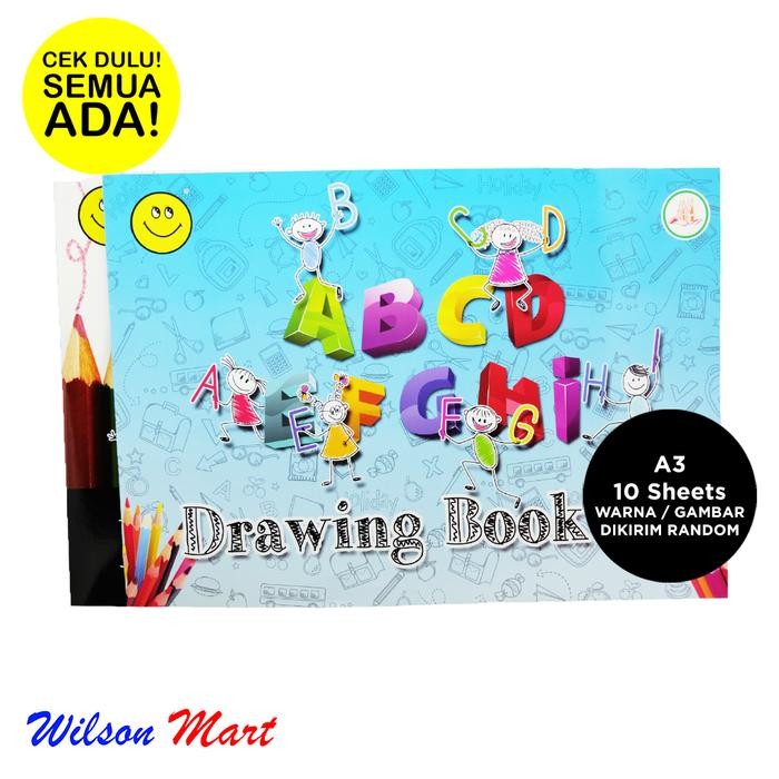 

TERLARIS! BUKU GAMBAR A3 AA DRAWING BOOK 10 SHEETS