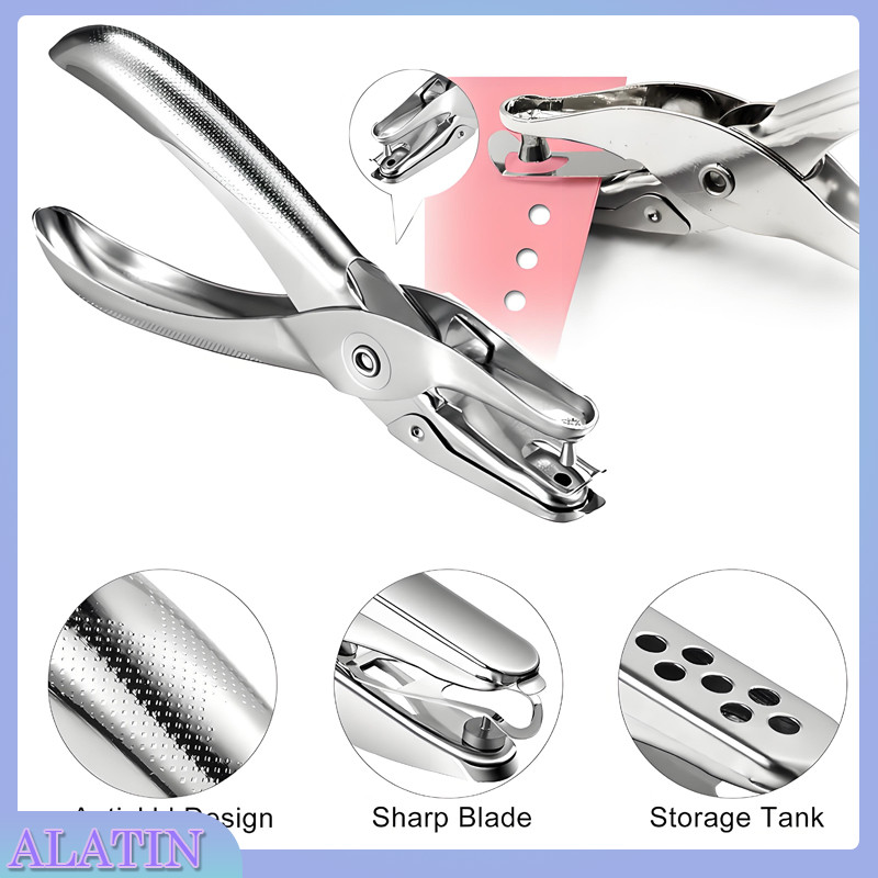 

One Hole Hang Tag Puncher Circle / Pelubang Kertas 1 Hole / One Hole Hang Tag Puncher Circle / Perforator Single Hole