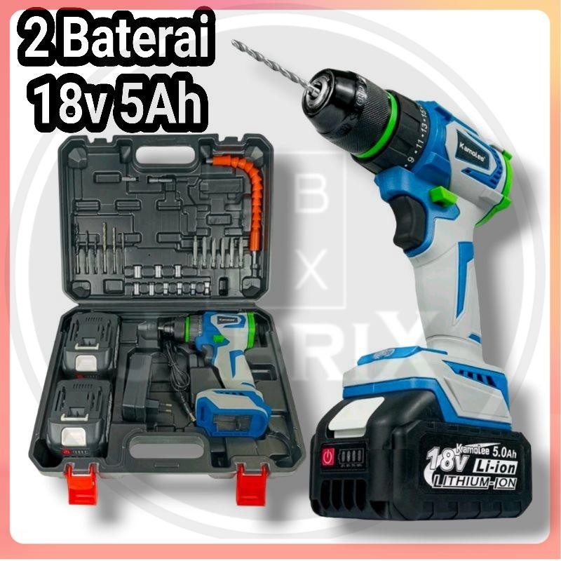 [ JABRIX ] BOR KAMOLEE 10MM BRUSHLESS TANPA CARBON - TERMURAH