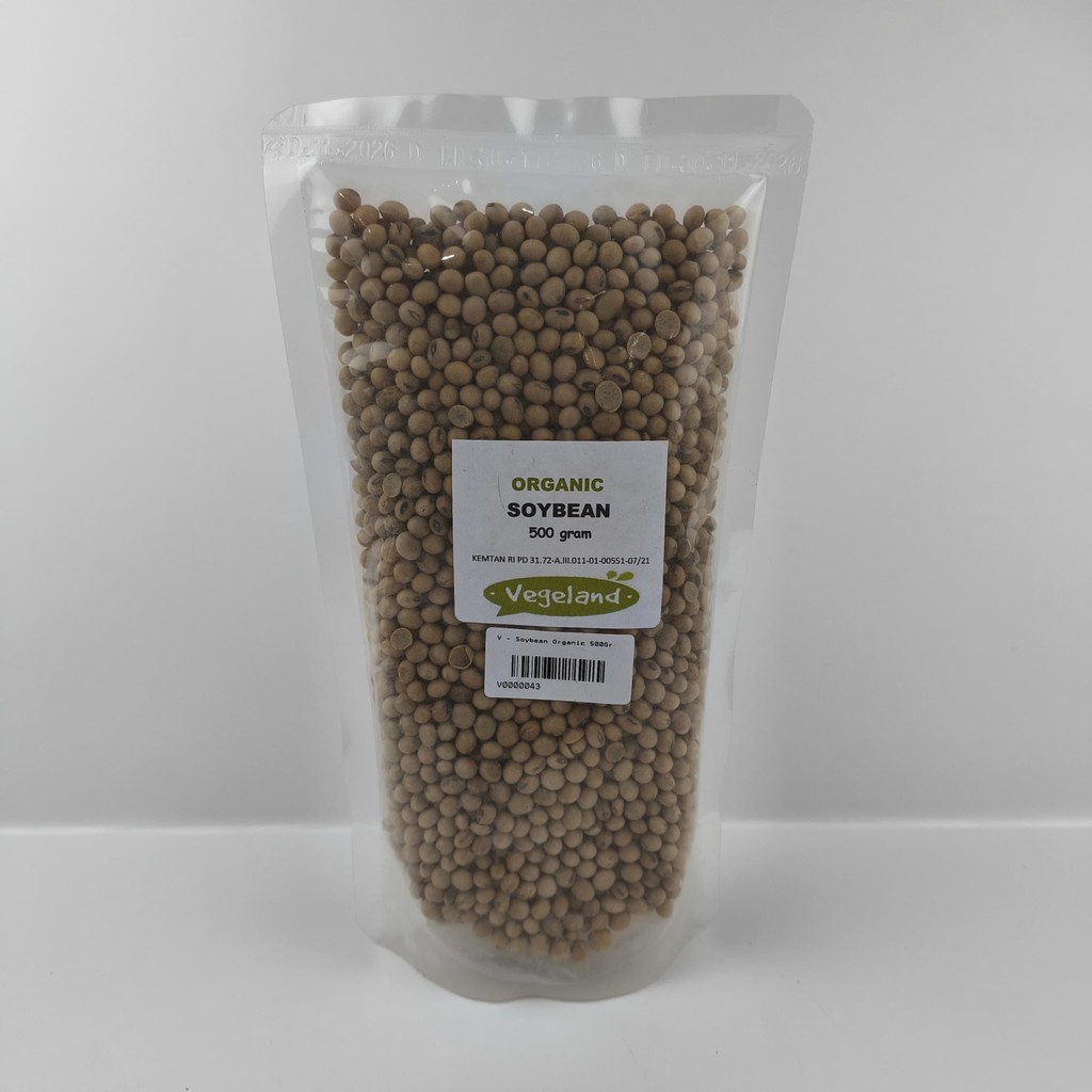

Vegeland Organic Soybean 500Gr Kacang Kedelai