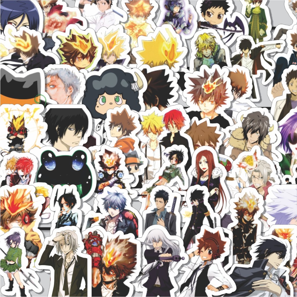 

Stiker Cutting Pack Stiker Anime Series Reborn Karakter Mix 1 Isi 100Pcs Series Aesthetic Lucu Keren Untuk Koper Bahan Vynil